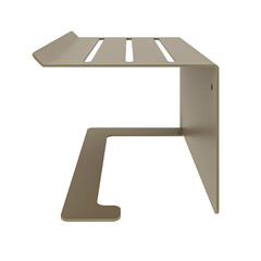 Держатель для туалетной бумаги Unit с полкой металл золото (74104559) - фото 5