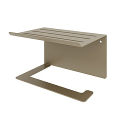 Изображение товара Держатель для туалетной бумаги Unit с полкой металл золото (74104559)