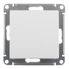 Изображение товара Переключатель Systeme Electric AtlasDesign одноклавишный встраиваемый белый (ATN000161)