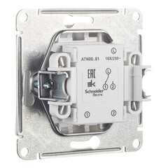 Переключатель Systeme Electric AtlasDesign одноклавишный встраиваемый белый (ATN000161) - фото 2