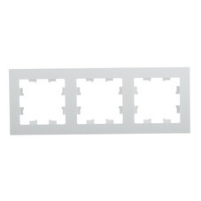 Рамка Systeme Electric AtlasDesign трехместная белая (ATN000103)
