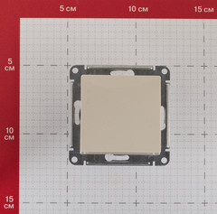 Выключатель Systeme Electric AtlasDesign одноклавишный встраиваемый бежевый (ATN000211) - фото 5