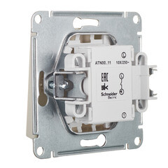 Выключатель Systeme Electric AtlasDesign одноклавишный встраиваемый бежевый (ATN000211) - фото 2