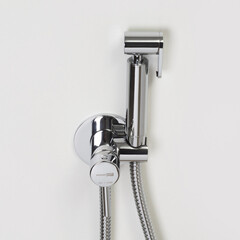 Смеситель с гигиеническим душем встраиваемый WasserKraft со скрытой частью в комплекте хром (A70138) - фото 6