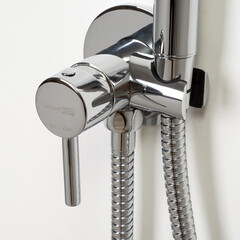 Смеситель с гигиеническим душем встраиваемый WasserKraft со скрытой частью в комплекте хром (A70138) - фото 3