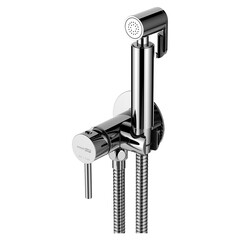 Смеситель с гигиеническим душем встраиваемый WasserKraft со скрытой частью в комплекте хром (A70138)