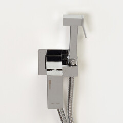 Смеситель с гигиеническим душем встраиваемый WasserKraft со скрытой частью в комплекте хром (A71138) - фото 5