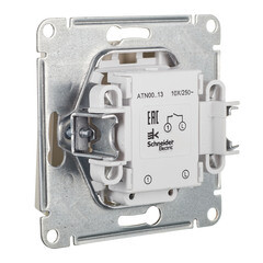 Выключатель Systeme Electric AtlasDesign одноклавишный встраиваемый бежевый с подсветкой (ATN000213) - фото 3