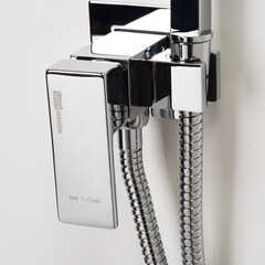 Смеситель с гигиеническим душем встраиваемый WasserKraft со скрытой частью в комплекте хром (A71138) - фото 4