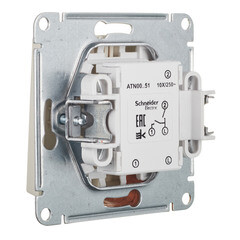 Выключатель Systeme Electric AtlasDesign двухклавишный встраиваемый бежевый (ATN000251) - фото 3