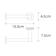 Держатель для туалетной бумаги WasserKraft Mosel металл хром (K-46696) - фото 2
