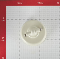 Выключатель Bironi Лизетта двухклавишный накладной слоновая кость ретро (B1-202-211) - фото 7