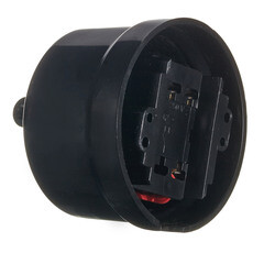 Выключатель Bironi Лизетта одноклавишный накладной черный ретро (B1-201-23) - фото 4