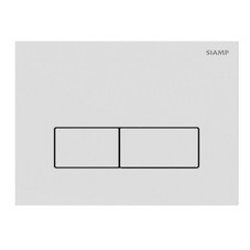 Клавиша смыва для инсталляций Siamp Plank белая глянцевая (10006930)
