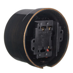 Выключатель Bironi Лизетта одноклавишный накладной бронза ретро (B1-201-25) - фото 6