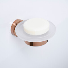 Мыльница для ванной WasserKraft Asphe с держателем стекло/металл (K-77729) - фото 5