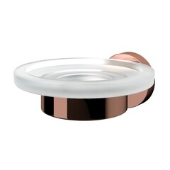 Изображение товара Мыльница для ванной WasserKraft Asphe с держателем стекло/металл (K-77729)