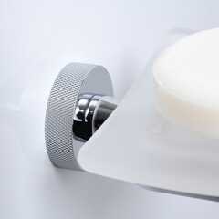 Мыльница для ванной WasserKraft Mosel с держателем стекло/металл (K-46629) - фото 5