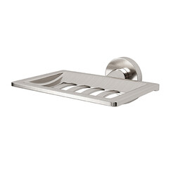 Изображение товара Мыльница для ванной WasserKraft Tauber с держателем металл никель (K-64469)