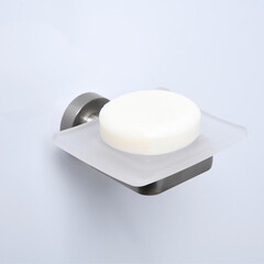 Мыльница для ванной WasserKraft Tauber с держателем стекло/металл (K-64429) - фото 5