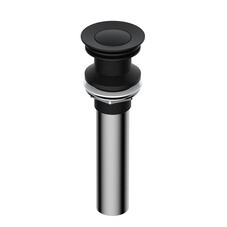 Донный клапан WasserKraft клик-клак 31,8 мм черный (A250)