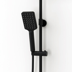 Душевая система WasserKraft Abens 2000 с верхним душем с лейкой с изливом черная (A27701) - фото 7