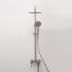 Душевая система WasserKraft Wern 4200 с верхним душем с лейкой с изливом никель (A14201) - фото 12