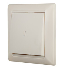 Выключатель Svet одноклавишный встраиваемый бежевый с подсветкой (SV1001-0009) - фото 5