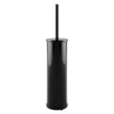 Ершик для унитаза WasserKraft напольный металл/пластик черный глянец (K-1027PB)