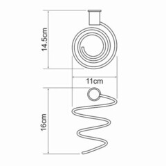 Держатель для фена WasserKraft на шуруп металл хром (K-1080) - фото 2