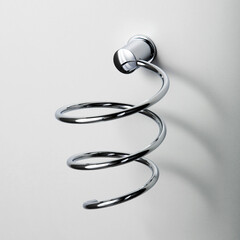 Держатель для фена WasserKraft на шуруп металл хром (K-1080) - фото 3