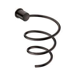 Держатель для фена WasserKraft на шуруп металл оружейная сталь (K-1080GM) - фото 1