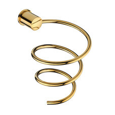 Держатель для фена WasserKraft на шуруп металл золото (K-1080PG)