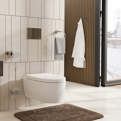 Крючок для ванной WasserKraft Mosel K-46600 одинарный на шуруп металл хром (K-46623) - фото 3