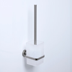 Ершик для унитаза WasserKraft Tauber подвесной пластик/металл никель (K-64427) - фото 4