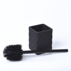 Ершик для унитаза WasserKraft Mosel K-4500 напольный металл/полирезин черный (K-4527) - фото 3