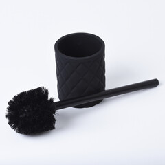 Ершик для унитаза WasserKraft Never K-1800 напольный металл/полирезин черный (K-1827) - фото 3