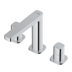 Смеситель для раковины встраиваемый WasserKraft Naab двухвентильный хром (8635) - фото 1