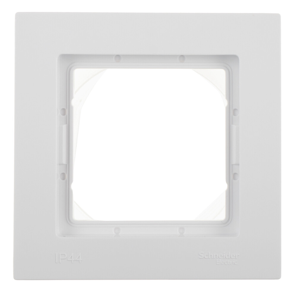 Изображение товара Рамка Systeme Electric AtlasDesign Aqua одноместная белая (ATN440101)