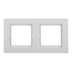 Изображение товара Рамка Systeme Electric AtlasDesign Aqua двухместная белая (ATN440102)