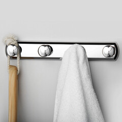 Вешалка для ванной WasserKraft 4 крючка на шуруп металл хром (K-1074) - фото 2