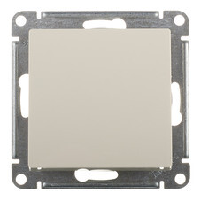 Переключатель Systeme Electric AtlasDesign одноклавишный встраиваемый бежевый (ATN000261)