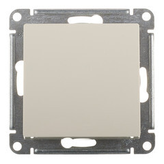 Переключатель Systeme Electric AtlasDesign одноклавишный встраиваемый бежевый (ATN000261) - фото 1