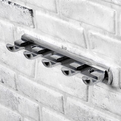 Вешалка для ванной WasserKraft Kammel K-8300 5 крючков на шуруп металл хром (K-8375) - фото 4