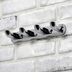 Вешалка для ванной WasserKraft Kammel K-8300 4 крючка на шуруп металл хром (K-8374) - фото 4