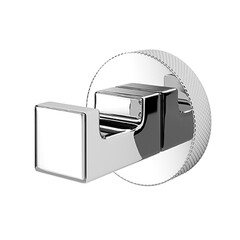 Изображение товара Крючок для ванной WasserKraft Mosel K-46600 одинарный на шуруп металл хром (K-46623)