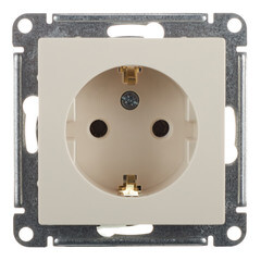Изображение товара Розетка Systeme Electric AtlasDesign встраиваемая бежевая (ATN000243)