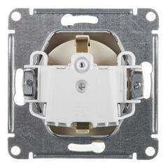 Розетка Systeme Electric AtlasDesign встраиваемая бежевая (ATN000243) - фото 3