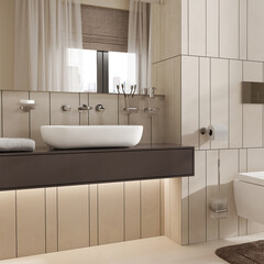 Дозатор для мыла WasserKraft Mosel с держателем стекло матовый/металл хром (K-46699) - фото 4