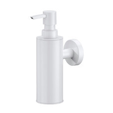 Дозатор для мыла WasserKraft с держателем металл белый (K-1399W)